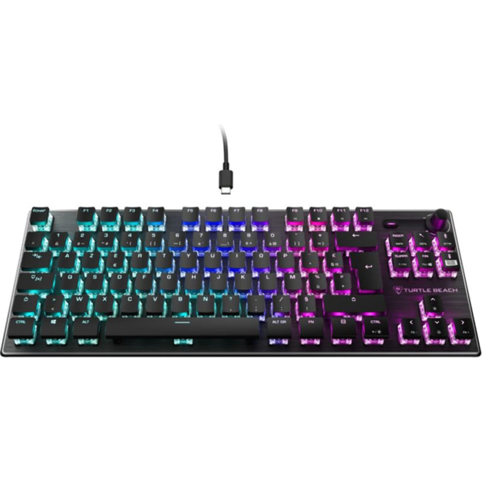 Clavier gamer TURTLE BEACH Vulcan TKL AIMO Noir Linear