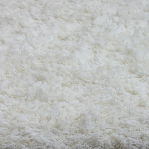 Tapis longs poils shaggy fait à la main motif uni PESI