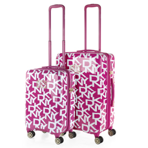 Juego De Maletas Pc Dkny Dkny-626 Signature Hardside Magenta