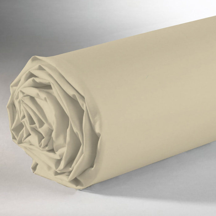 Drap housse - bonnet:25cm marron clair