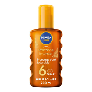 LOT NIVEA Sun Eau de Toilette 30ml + Spray Bronzage Intense FPS 6 200ml