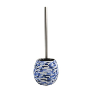 Brosse wc avec support Céramique JAVA LOFT Bleu Foncé MSV