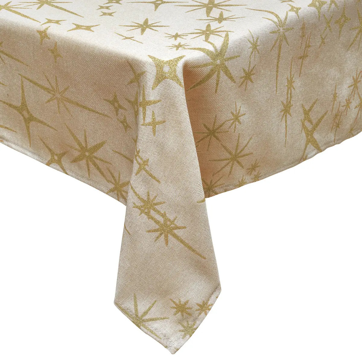 Nappe canevas étoile 140x240cm beige