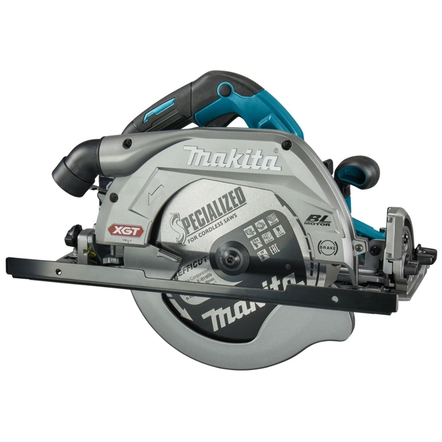Scie circulaire 235 mm 40V max - MAKITA - avec 2 batteries 40V 5.0Ah - coffret - HS009GT201