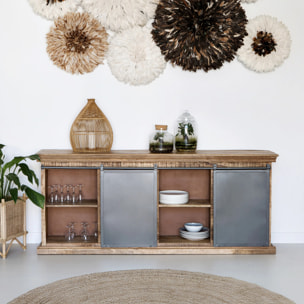 Ensemble 2 buffets en bois de manguier - Tabuk