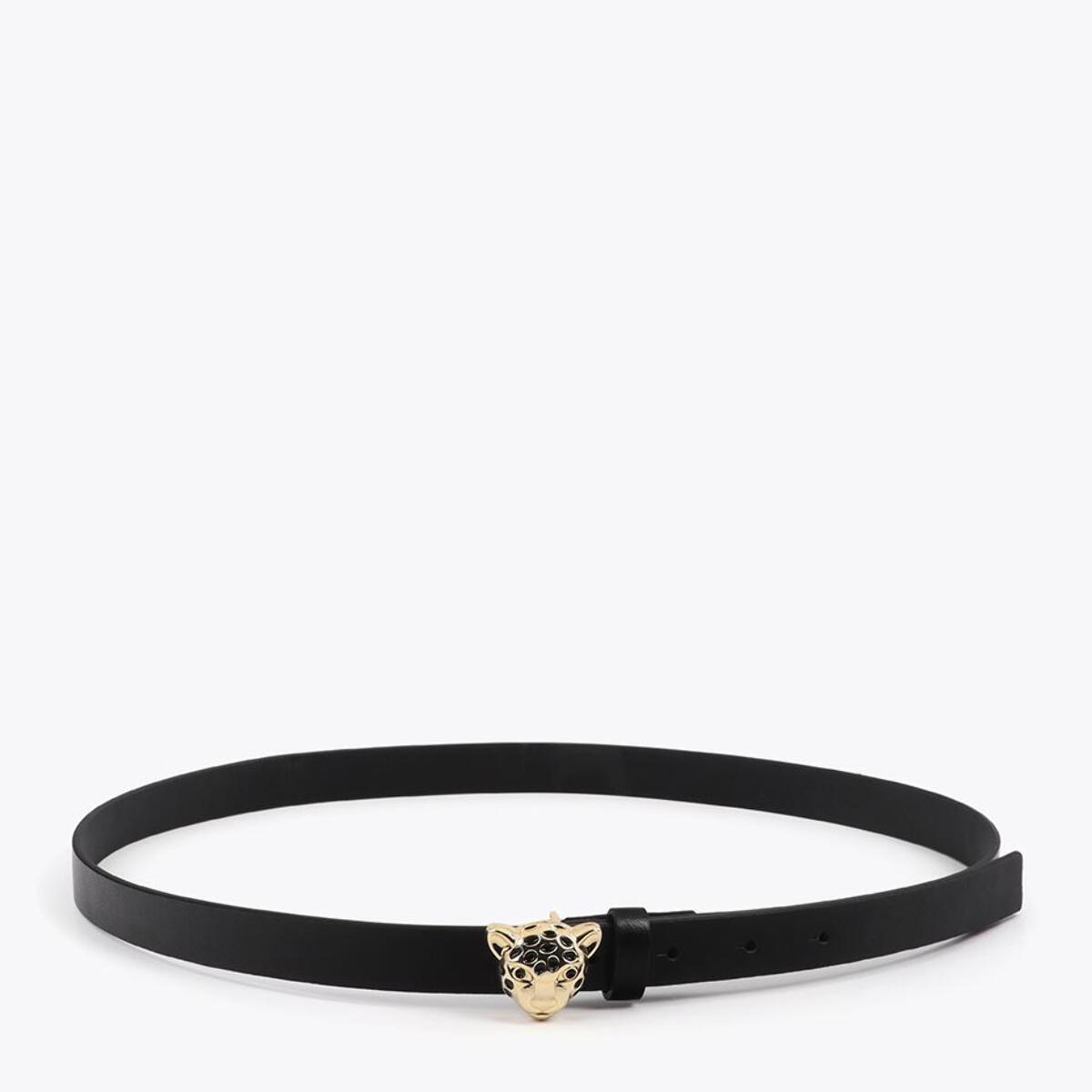 Cintura con fibbia leopardata personalizzata