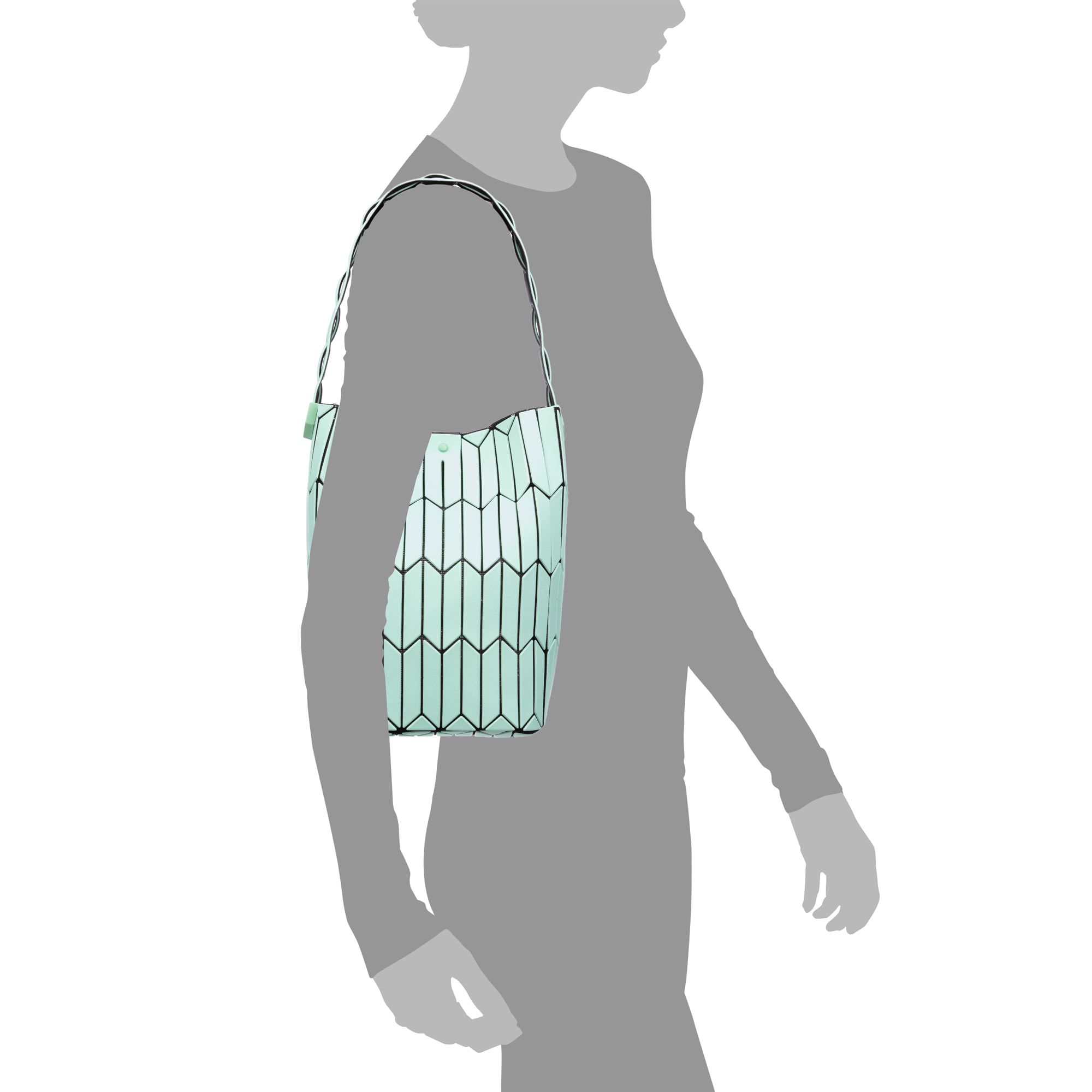 Arroscia borsa a spalla design geometrico.