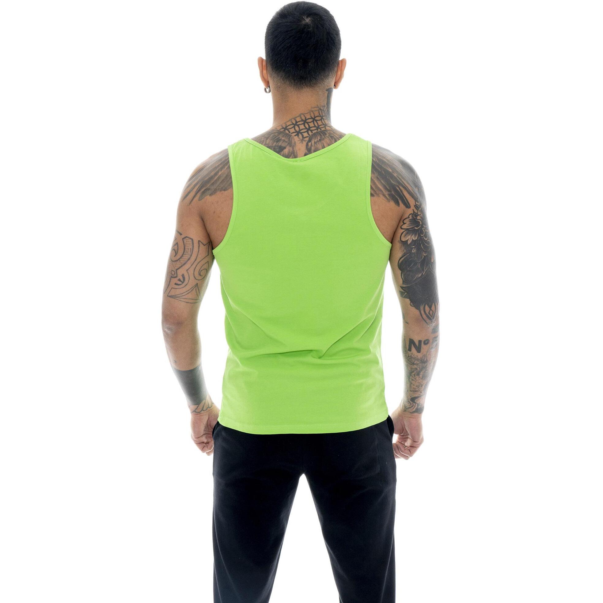 Camiseta de tirantes de algodón elástico para hombre Leone Boxing Legend