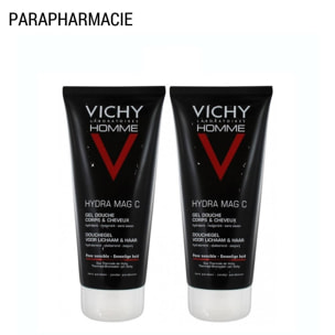 Vichy Homme - Duo Gel Douche Hydratant Revigorant 2x200 ml