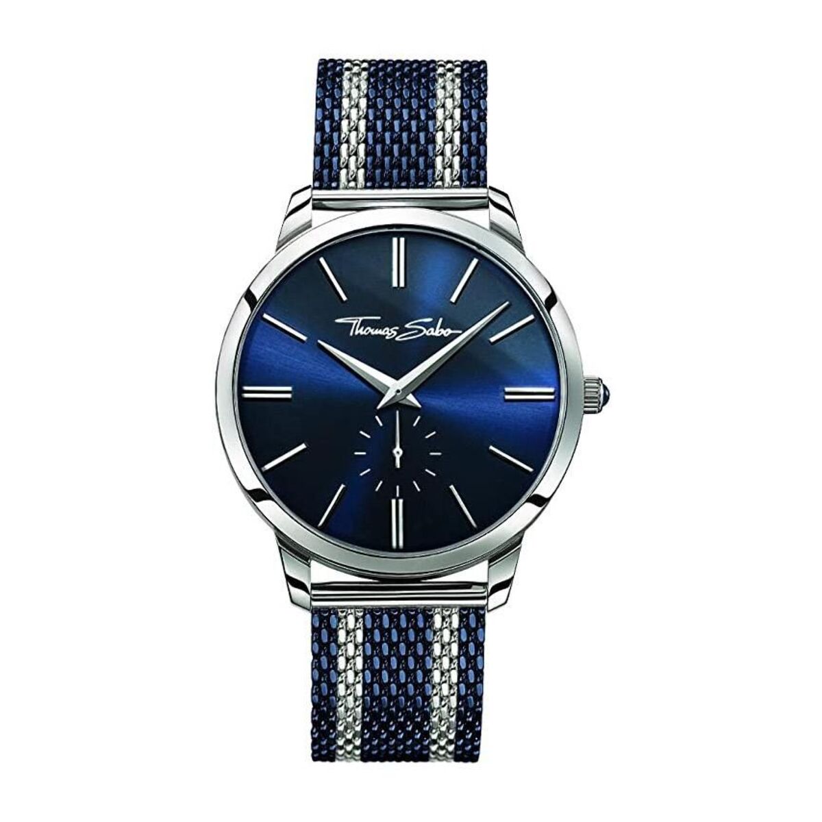 Reloj Thomas Sabo WA0268-281-209-42MM Hombre Analogico Cuarzo con Correa de Acero inoxidable