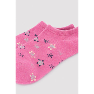Confezione da 4 calzini rosa colorati stampati