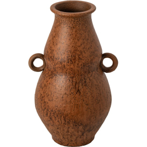 J-Line vase - céramique - cognac - large