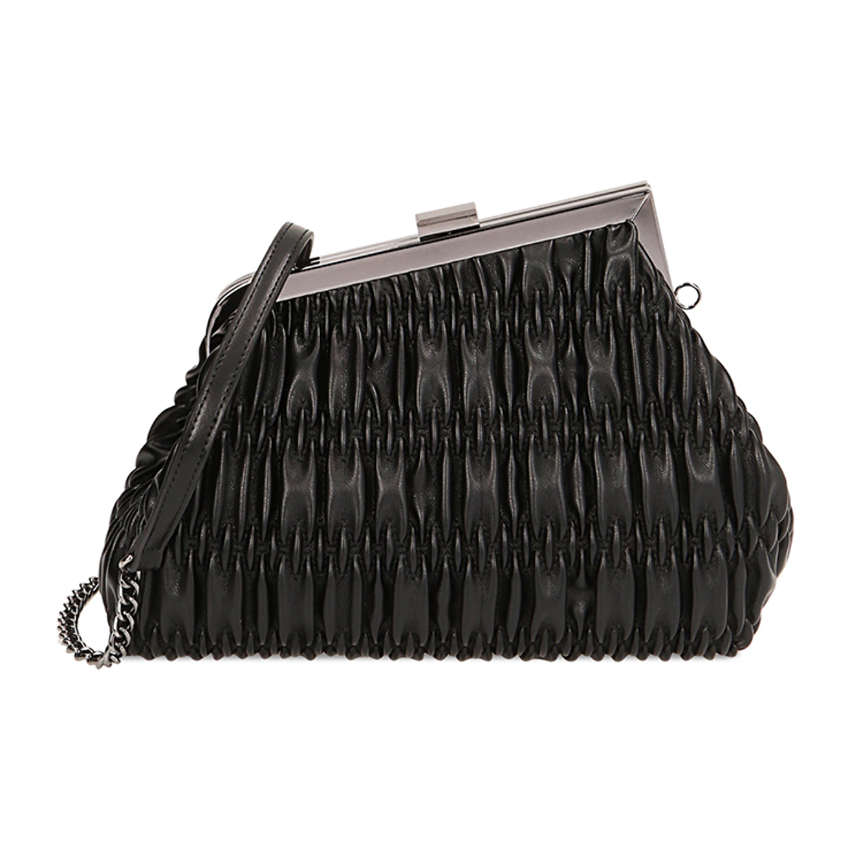 Clutch asimmetrica nera