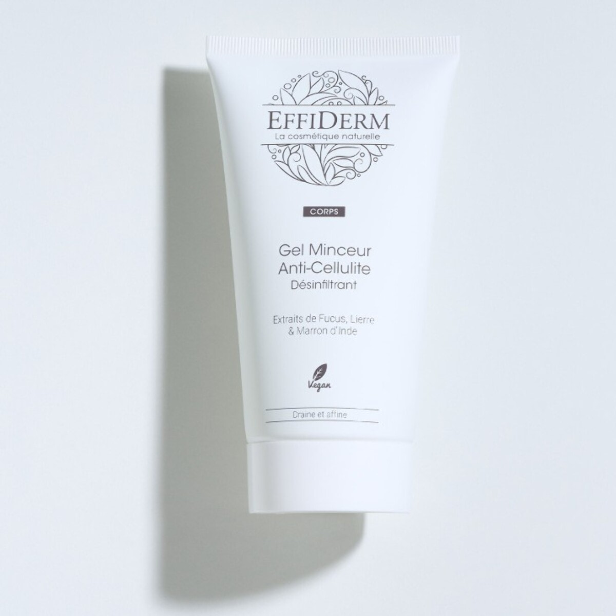 EFFIDERM - Gel Anti Cellulite - Gel Minceur Désinfiltrant - Spécial Hanches, Fesses et Cuisses - 125ml