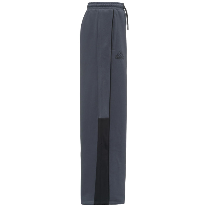 Pantaloni Kappa Donna Logo Gare Grigio