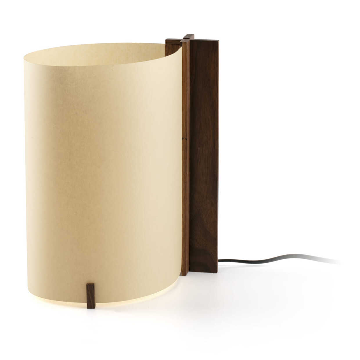 CATA Lampe de table noyer