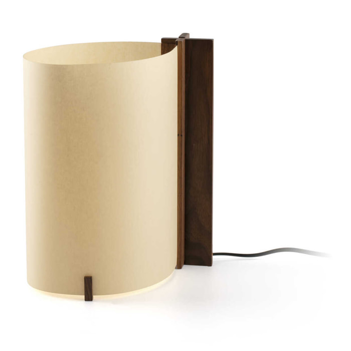 CATA Lampe de table noyer