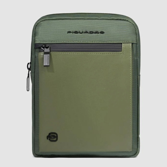 Piquadro Borsello porta iPad®mini in tessuto riciclato