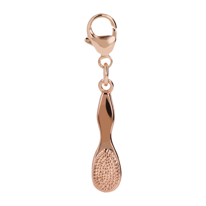 Pendente Spazzola Lucida placcato Oro Rosa 18Kt