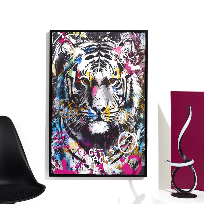 Tableau Tigre Colore 60x90cm