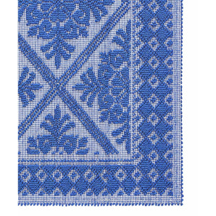 Tappeto Sardo Blu Ingresso Cucina Bagno