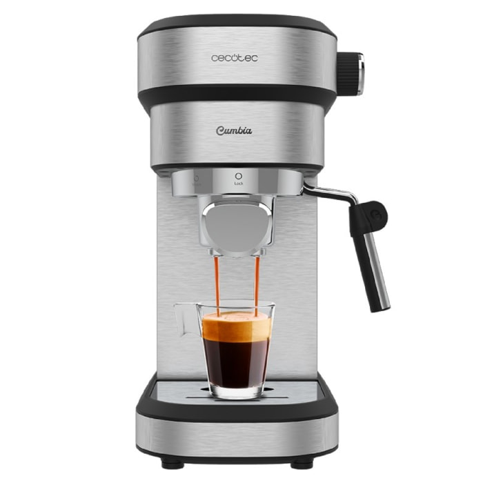 Cecotec Machine à café expresso Cafelizzia 790 Steel Duo