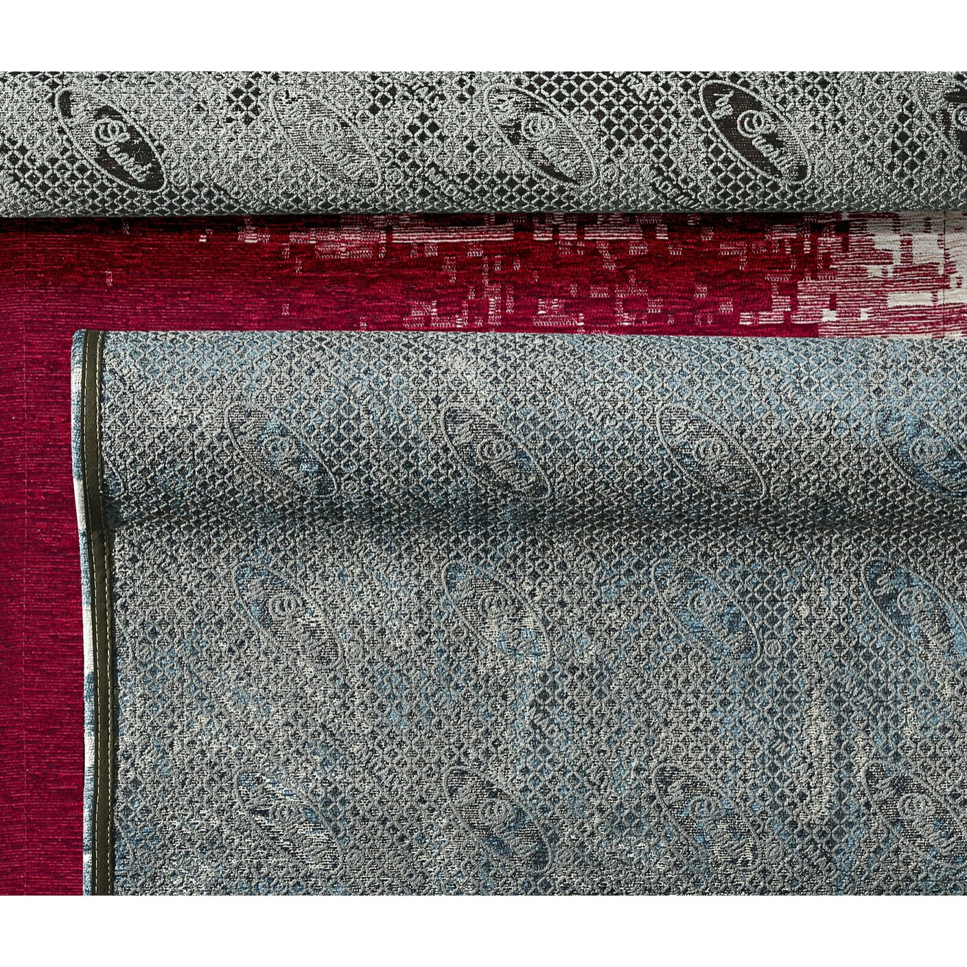 Tappeto Ingresso Corridoio Bagno Rosso