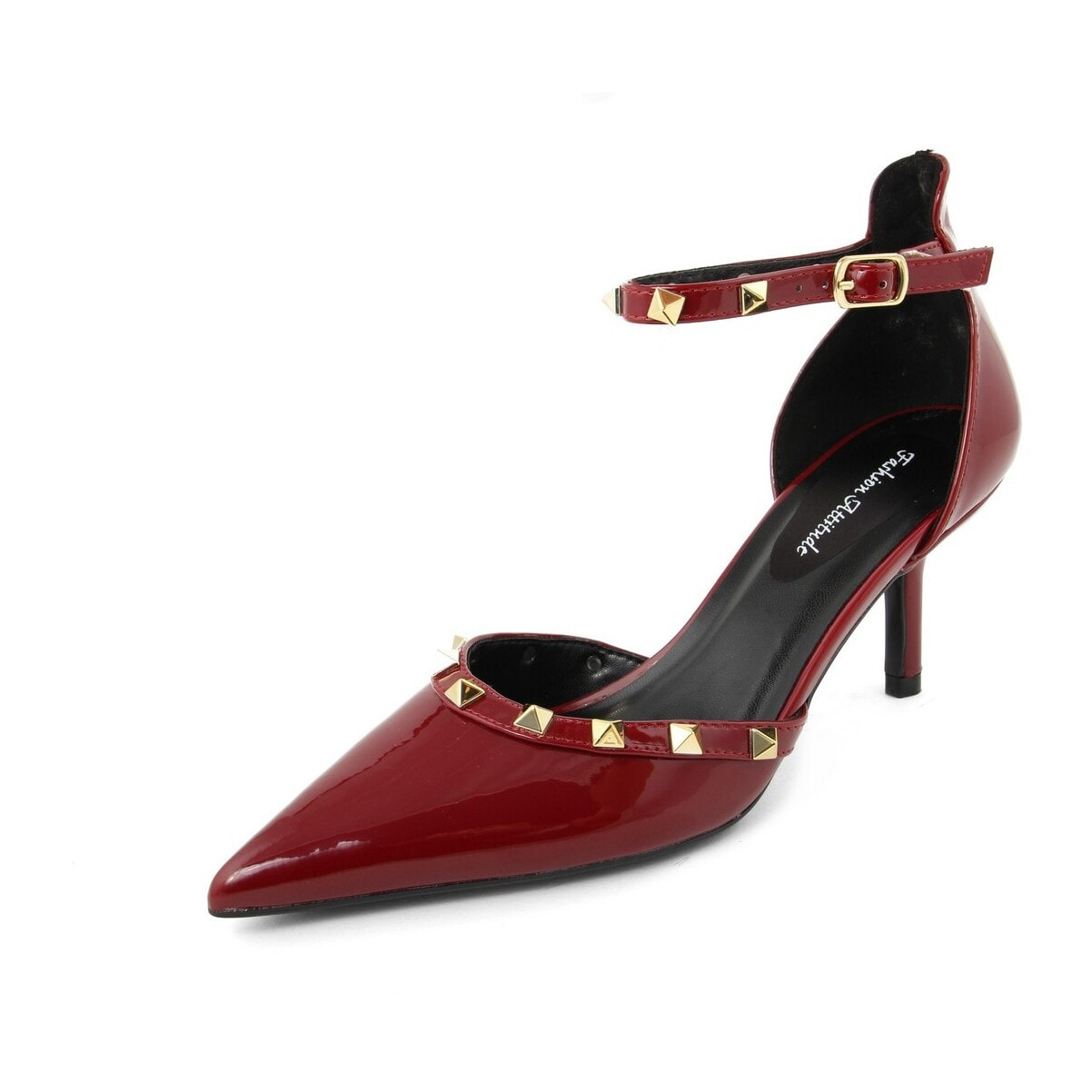 Décolleté Donna colore Bordeaux-Altezza tacco:7cm