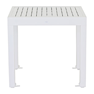 Tavolo estensibile da giardino in alluminio 82-163 cm Lipari bianco