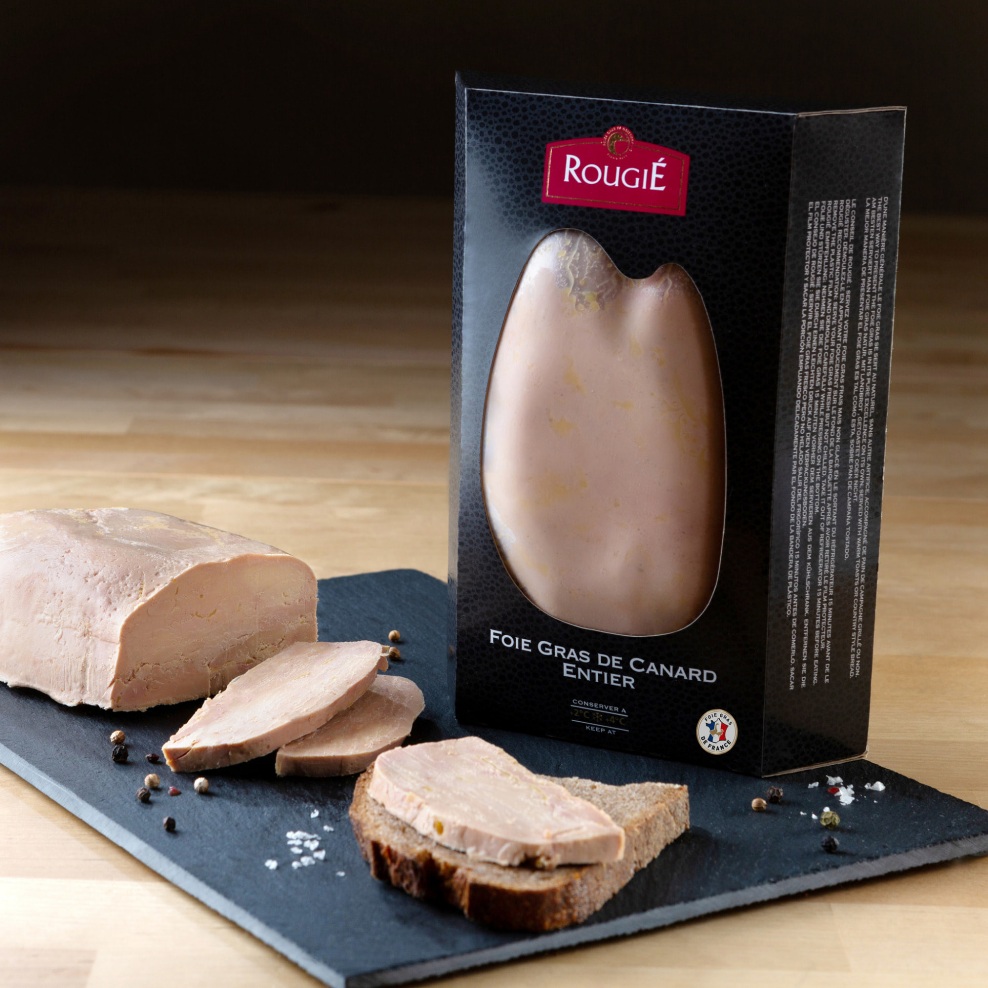 Foie Gras de Canard Coque 350g - entier mi-cuit