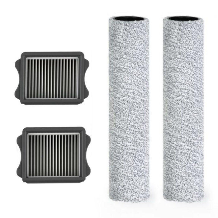 KIT TINECO Kit Accessoires Tineco 2 Brosses + 2 Filtres pour Floor One Series S et Floor One i5, i6