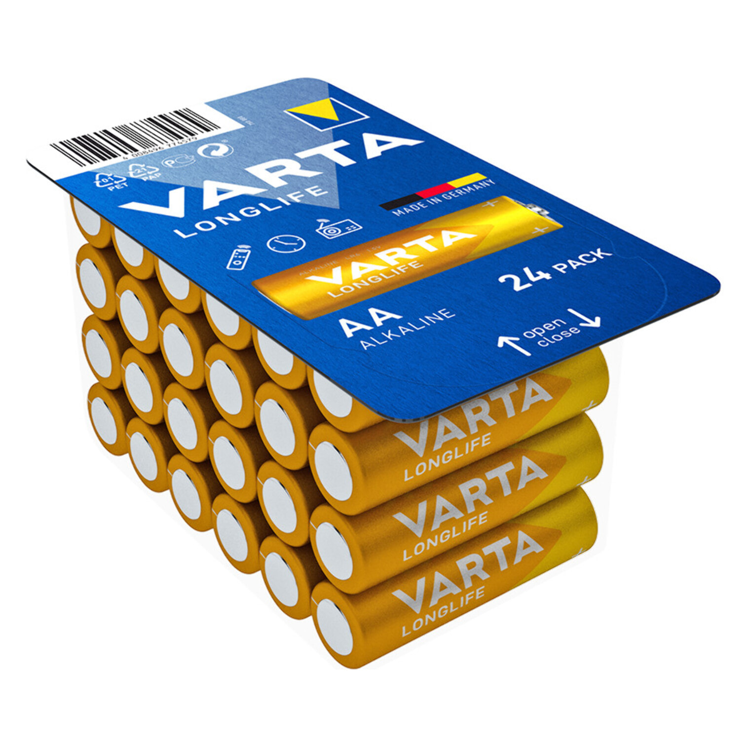 Varta - Piles LONGLIFE AA boîte de 24