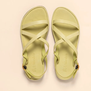 Sandalias N5694 SOFT NAPPA LIME / TULIP color Lime