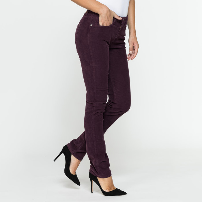 PANTALONE 5 TASCHE MOD. 752 IN VELLUTO STRETCH