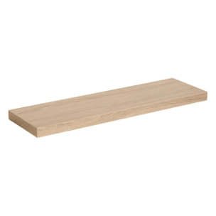 Étagère murale 80cm "Fixy" effet bois naturel