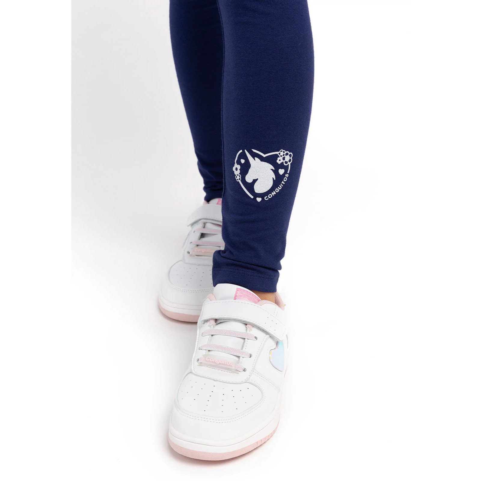 Leggings Unicornio Azul Marino Niña