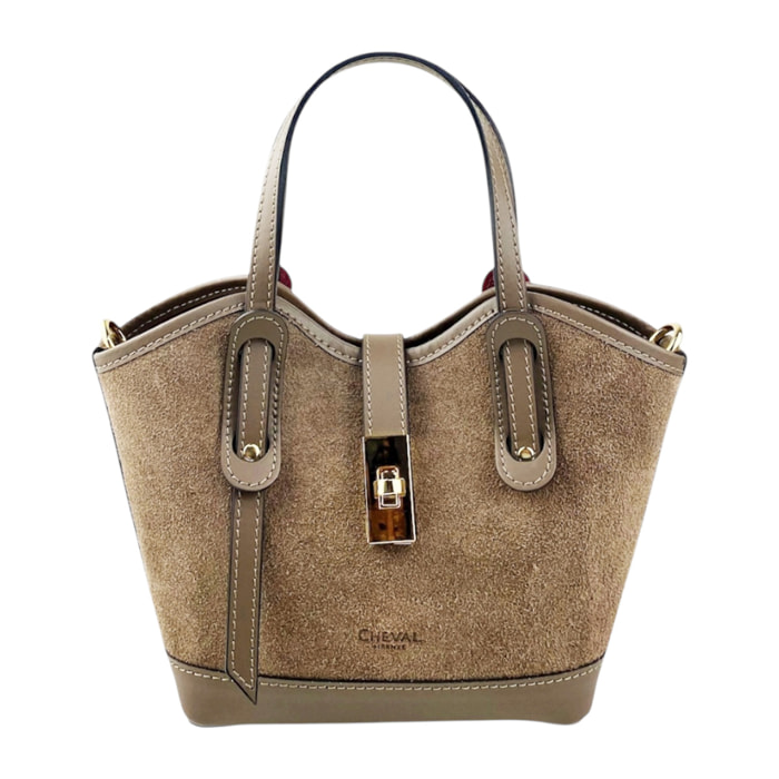 Borsa a mano Cheval Firenze Gallipoli Mini F/W Taupe