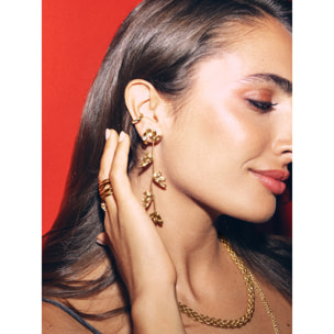 Pendientes Florenda Acero Baño Oro