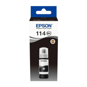 Cartouche d'encre EPSON Bouteille d'Encre Ecotank 114 Noire Pigmentée - C13T07B140