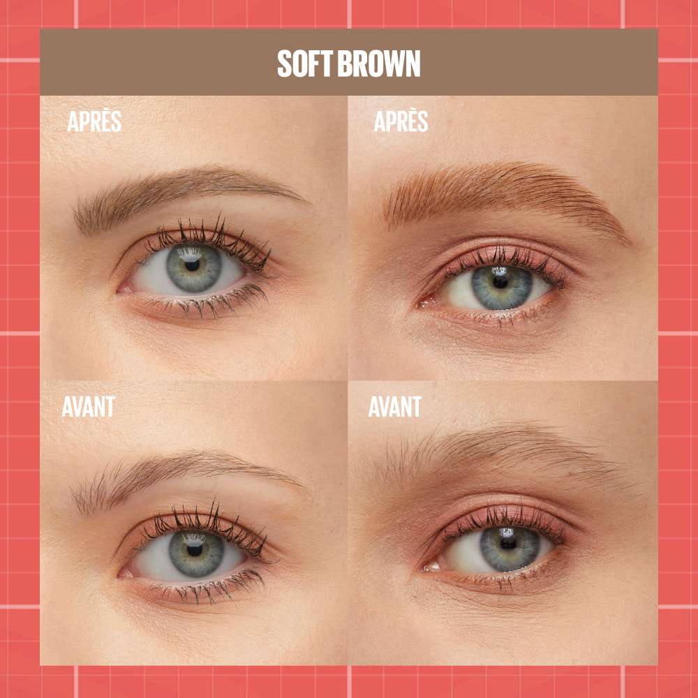 Maybelline Build-a-Brow Duo Sourcils Marron Clair