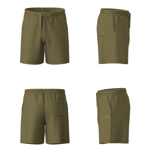Kappa - Pantalones cortos Hombre Verde - Kochab French Terry