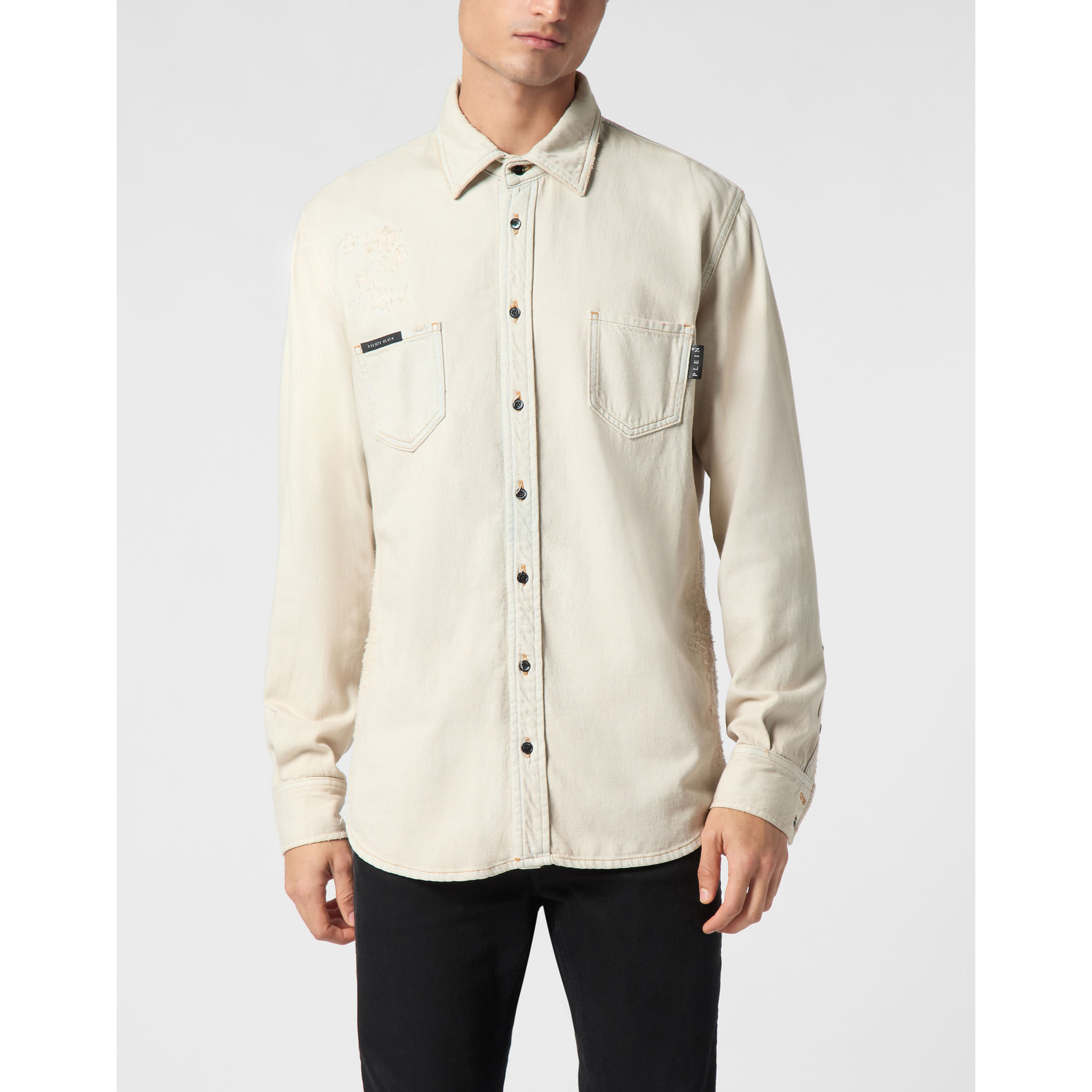 PHILIPP PLEIN Denim Shirt