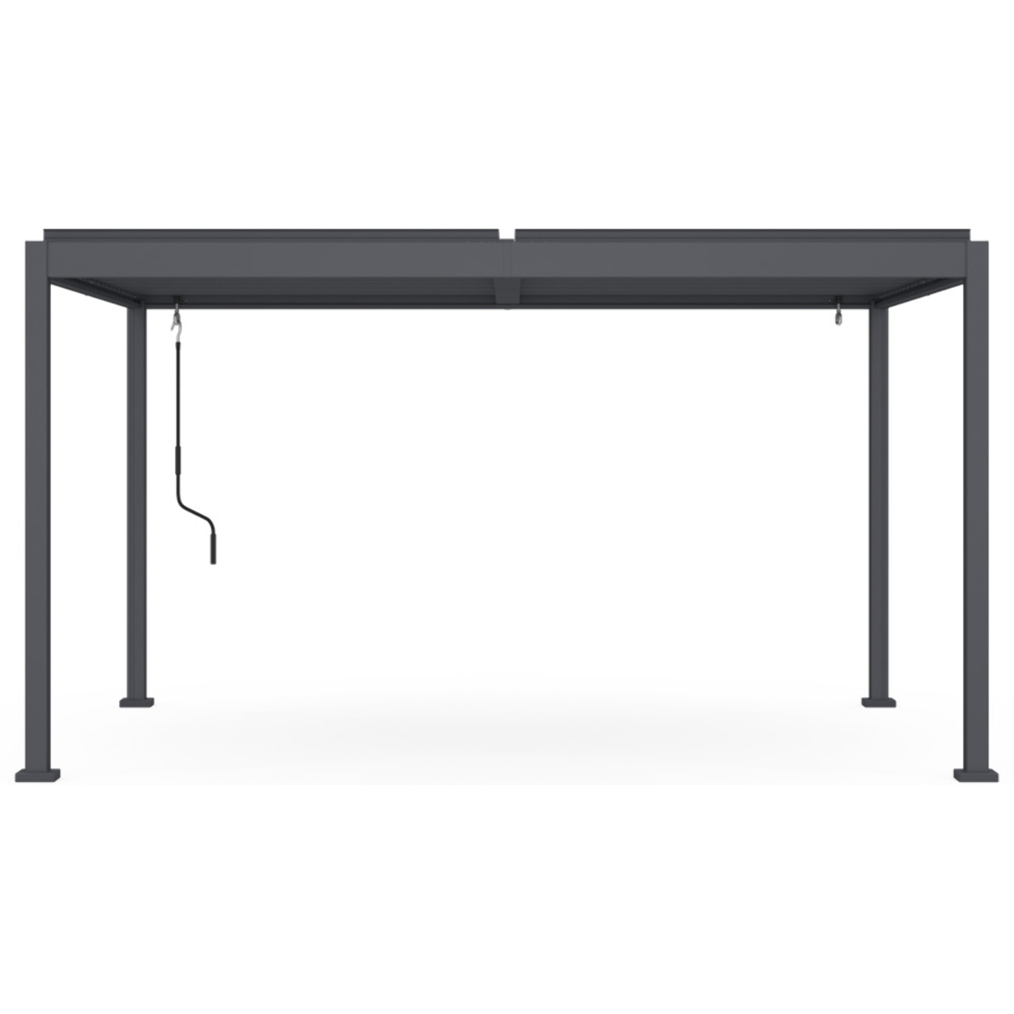 Pergola bioclimatique 3x4m aluminium lames orientables