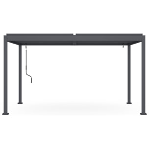 Pergola bioclimatique 3x4m aluminium lames orientables