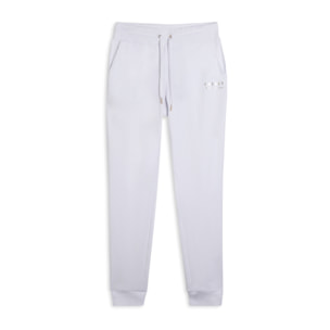 Pantaloni regular fit in jersey con polsini sul fondo