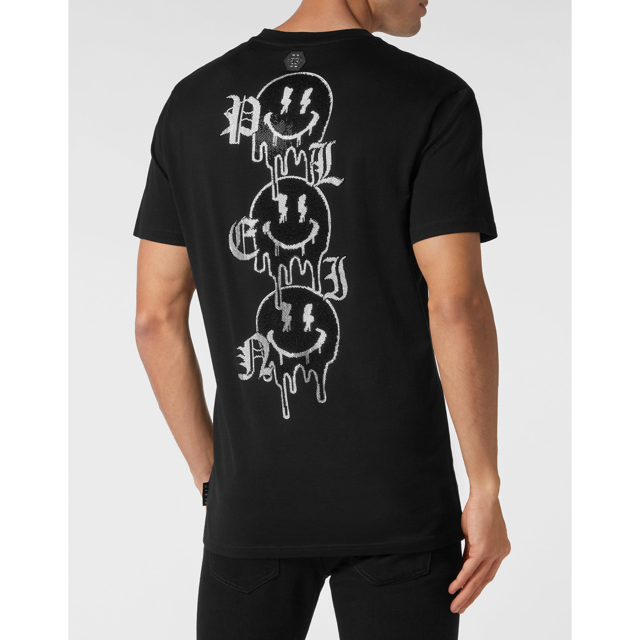 PHILIPP PLEIN T-Shirt Round Neck SMILE