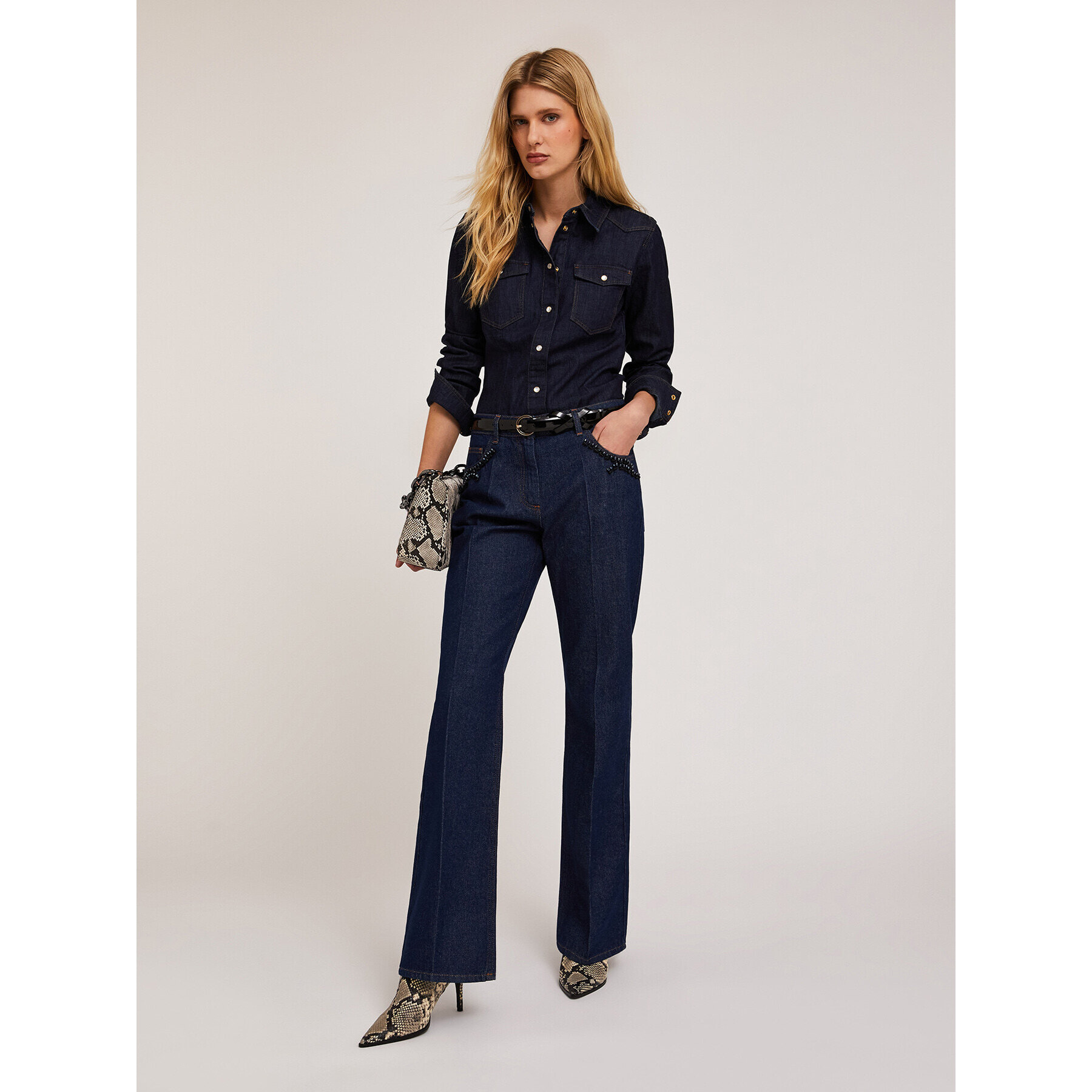 Motivi - Camicia in denim - Blu