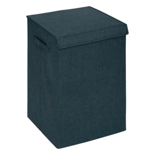 Panier à linge "Colorama" bleu 74L