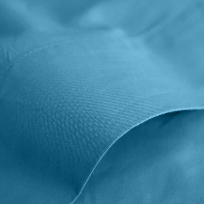 Drap plat "Prémium" - Couleur Cyan