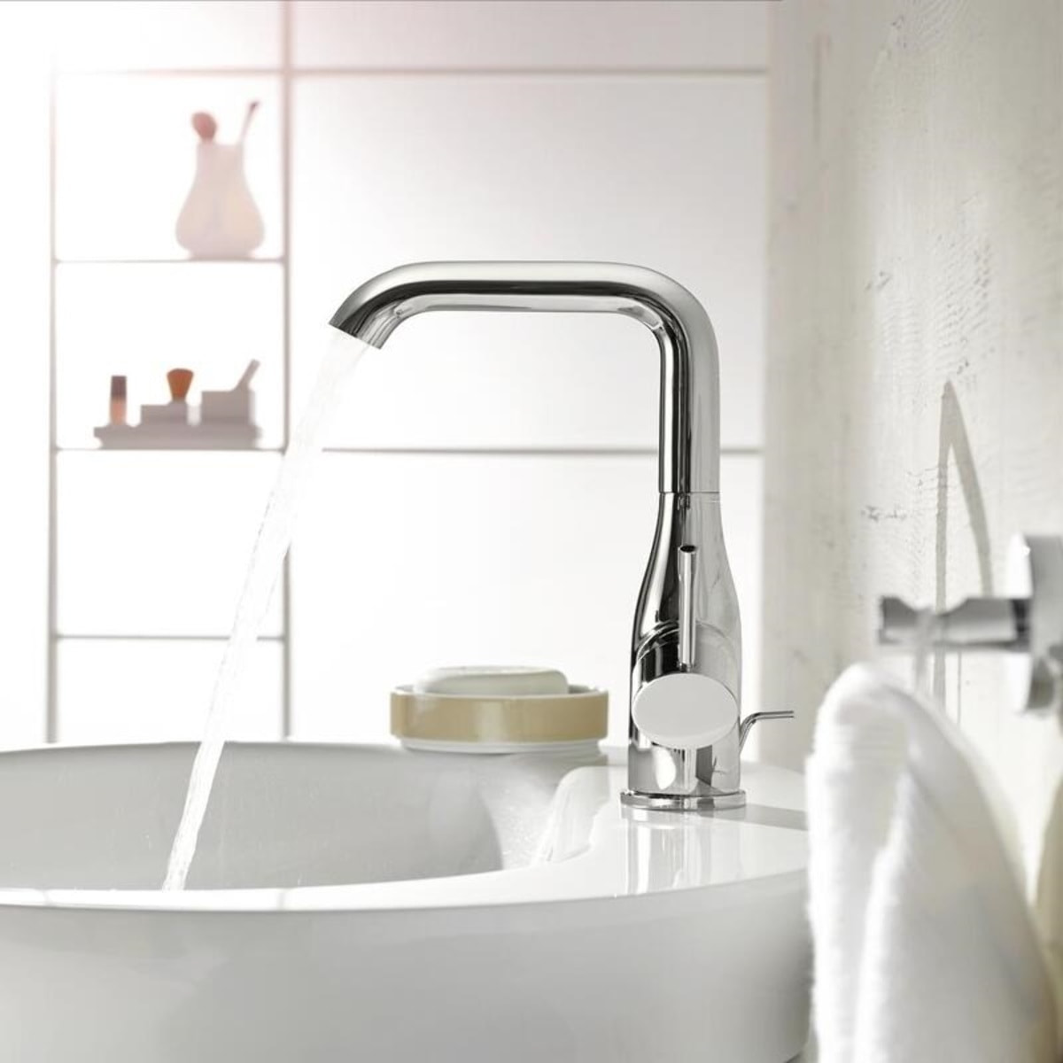 Mitigeur monocommande Lavabo Essence, Taille L, chromé